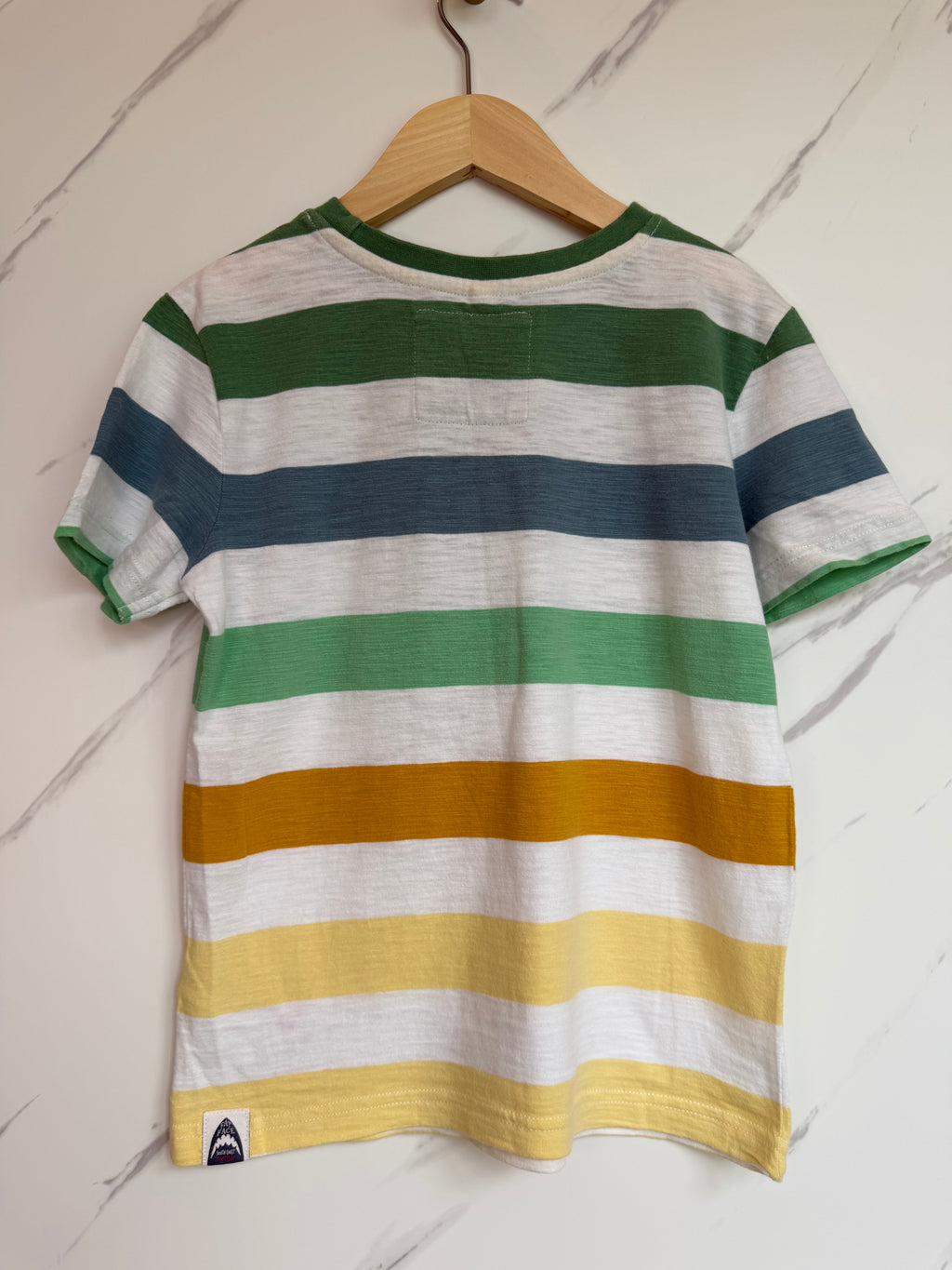 FatFace Coloured Striped T-Shirt Age 6-7 Years