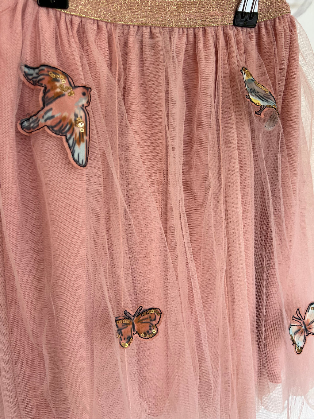 M&S Pink Butterfly Tutu Skirt Age 6-7 Years