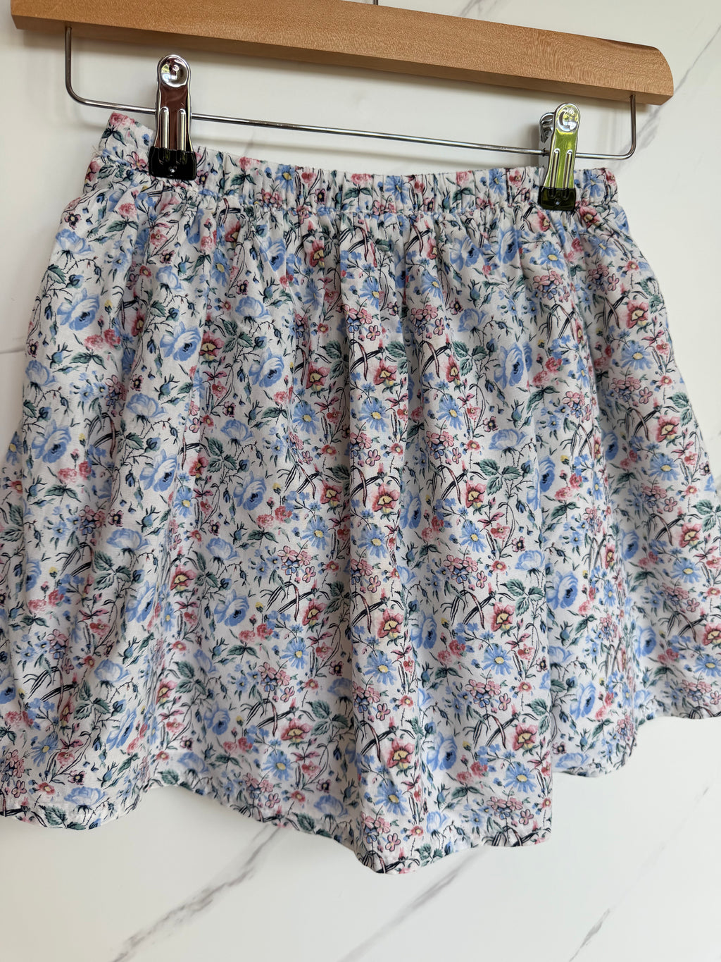 Gap Blue & Pink Floral Summer Skirt Age 8 Years