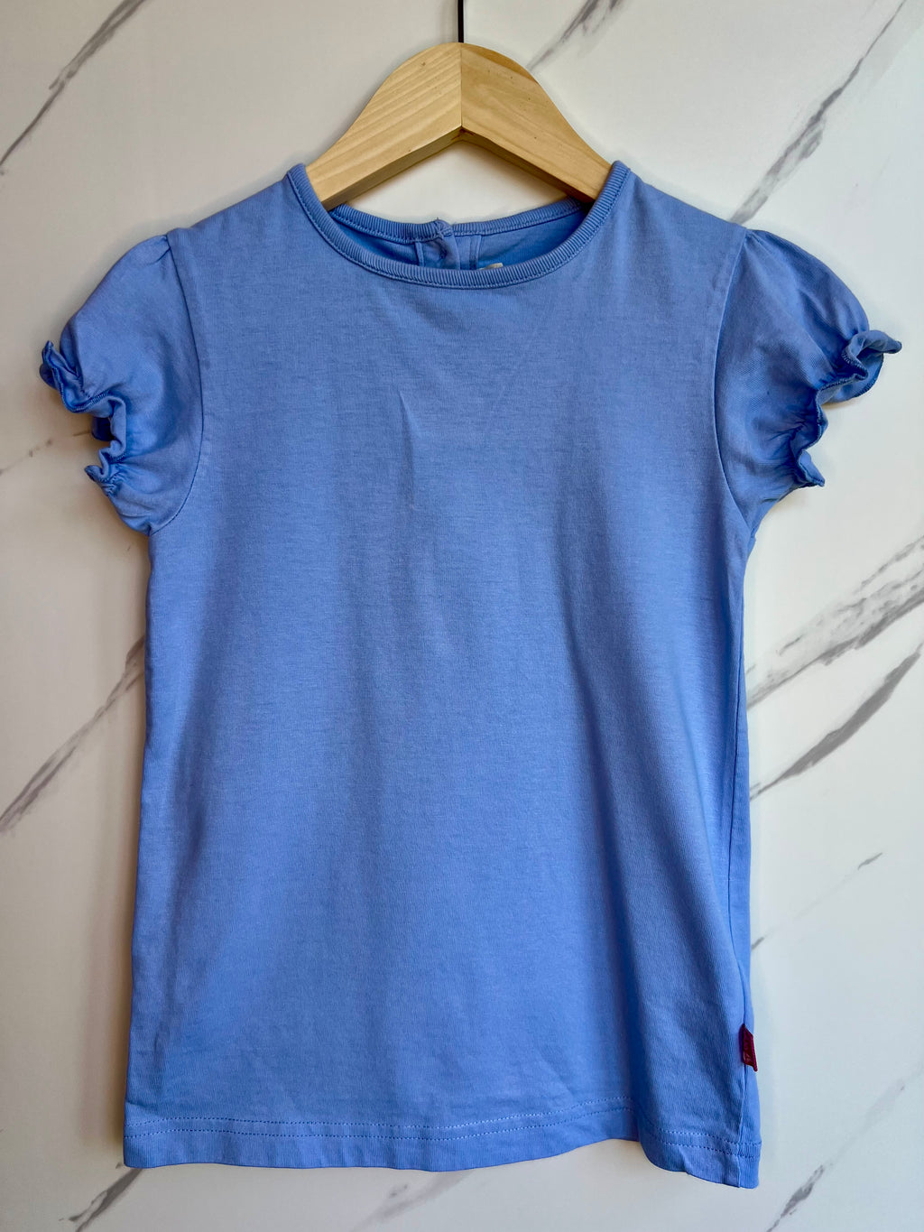 JoJo Maman Bebe Blue T-Shirt Age 6-7 Years