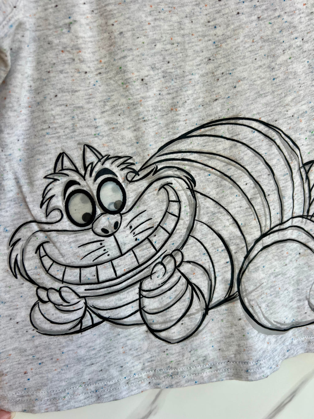 Cath Kidston x Disney Grey Cheshire Cat T-shirt Age 5-6 Years