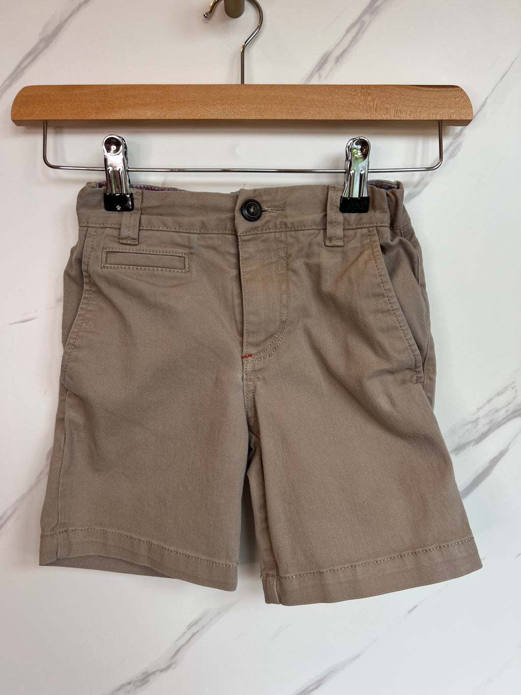 Boden Beige Chino Shorts Age 6 Years