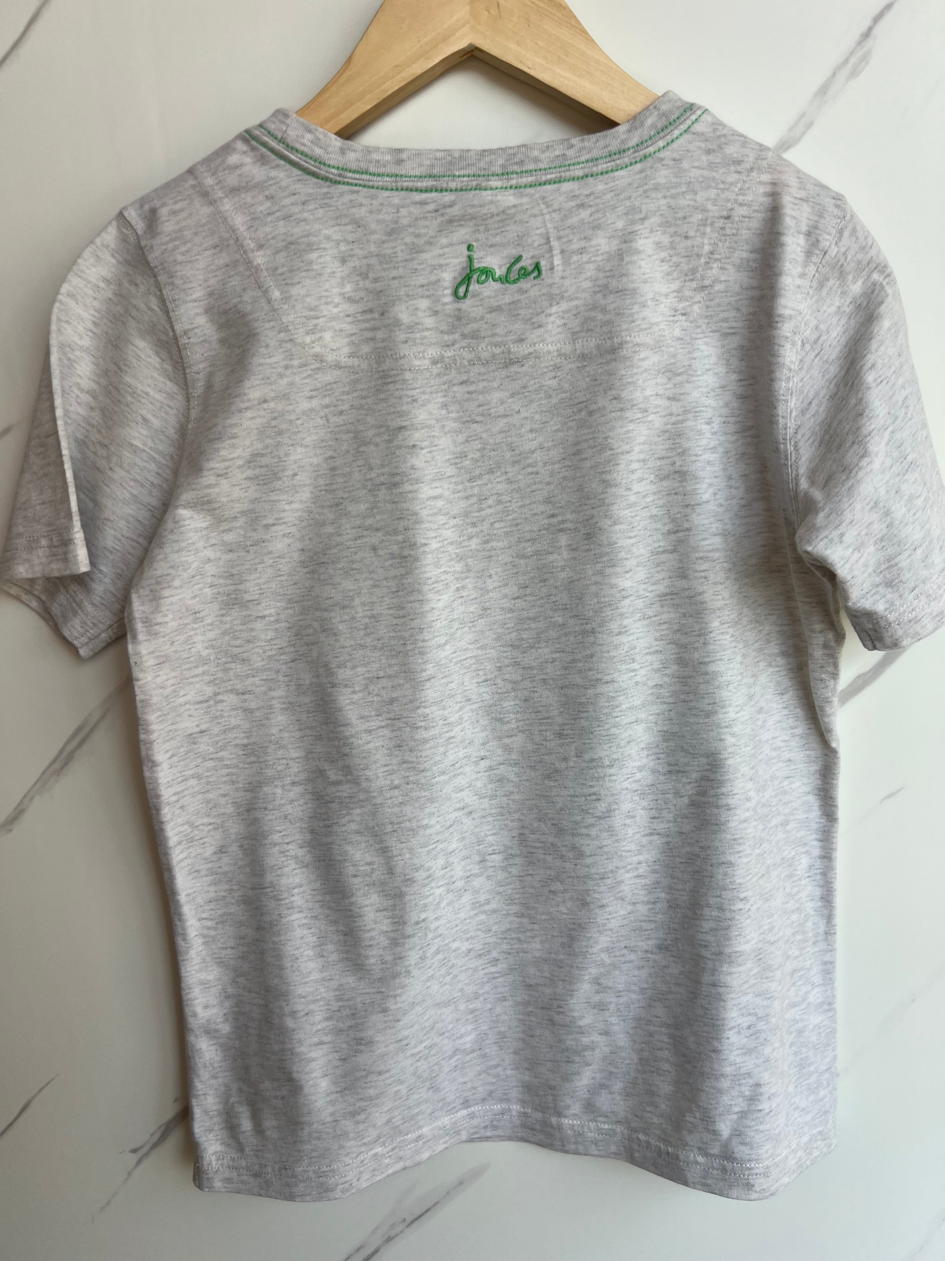 Joules Grey "Don't Worry" T-Shirt Age 9-10 Years