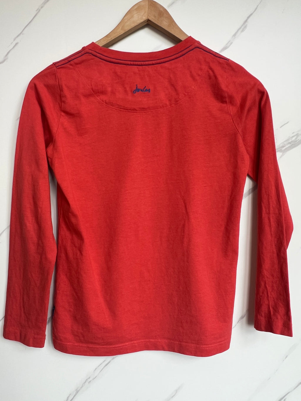 Joules Orange Mountain Bike Long-Sleeved Top Age 10 Years
