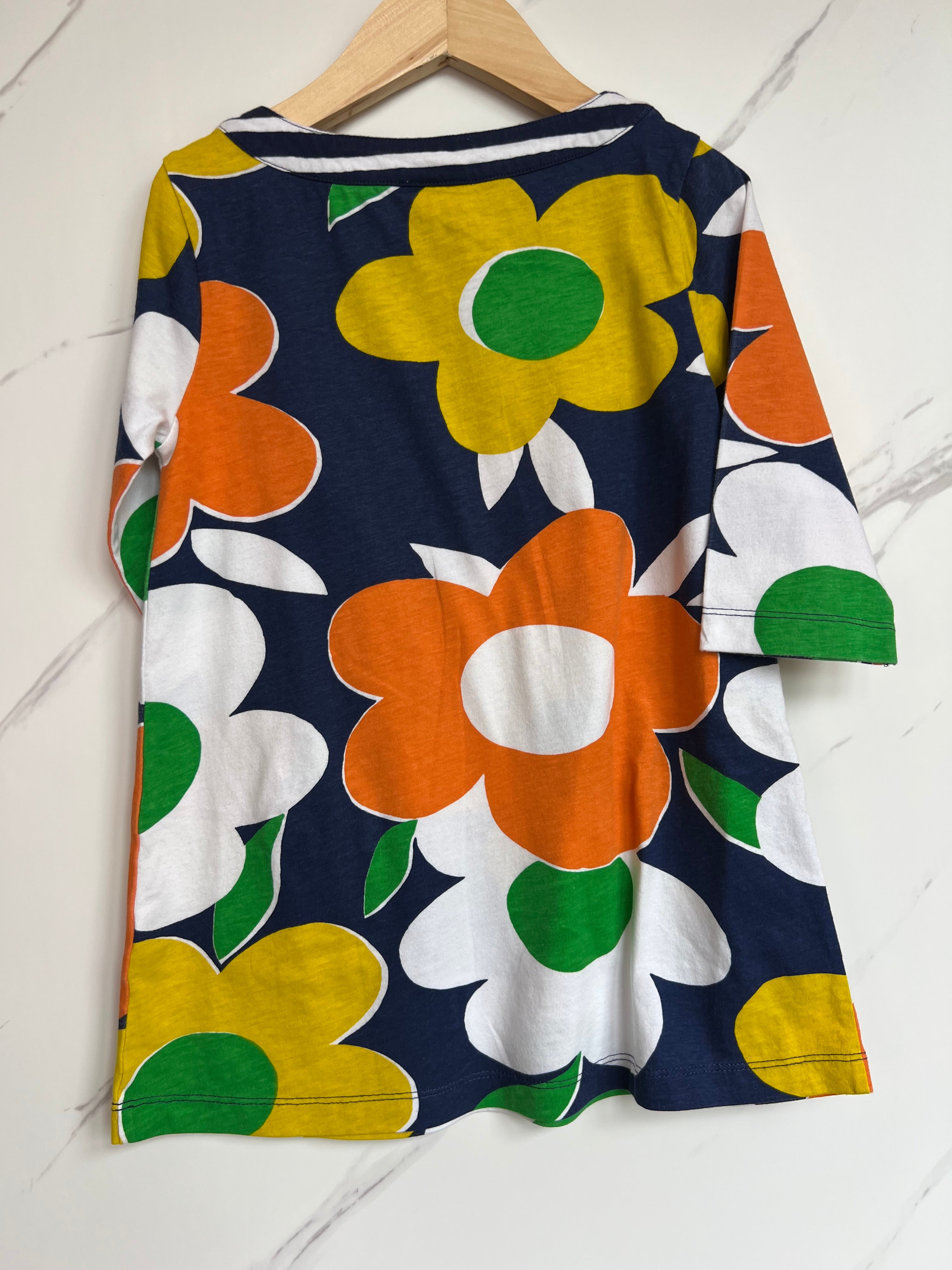 Boden Rainbow Big Flowers Tunic Dress Age 5-6 Years*