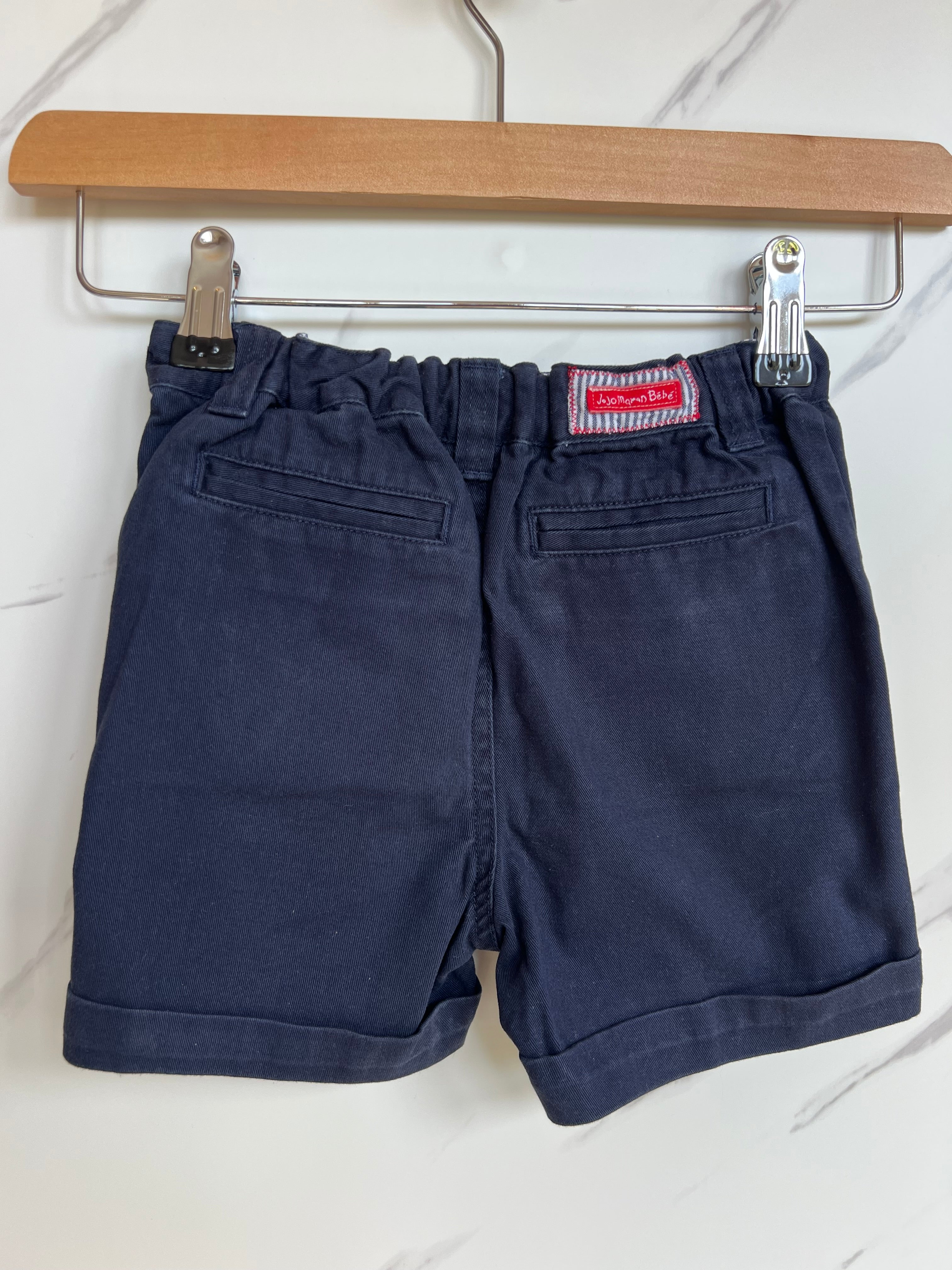 JoJo Maman Bebe Blue Cargo Shorts Age 2-3 Years