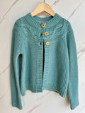 Boden Sage Green Cable-Knit Cardigan Age 7-8 Years