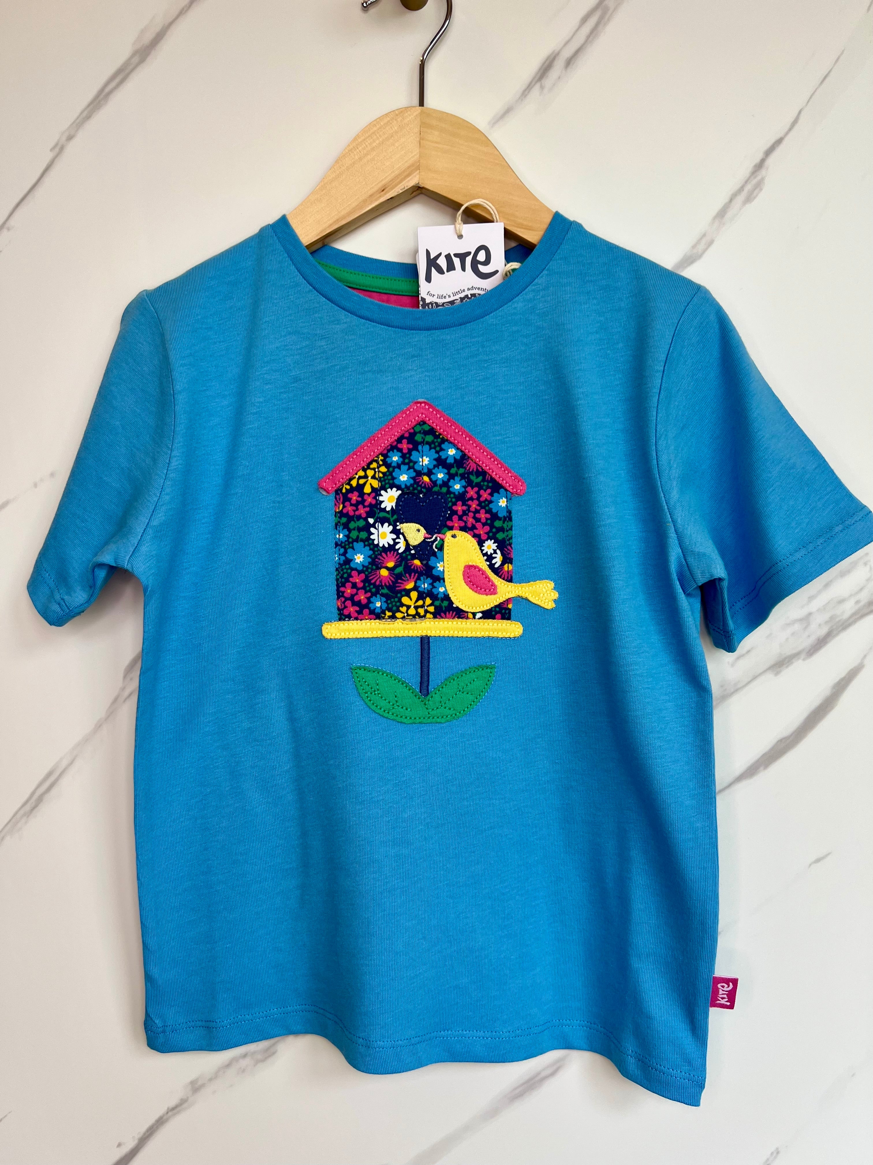 Kite Blue Bird House T-Shirt Age 5 Years