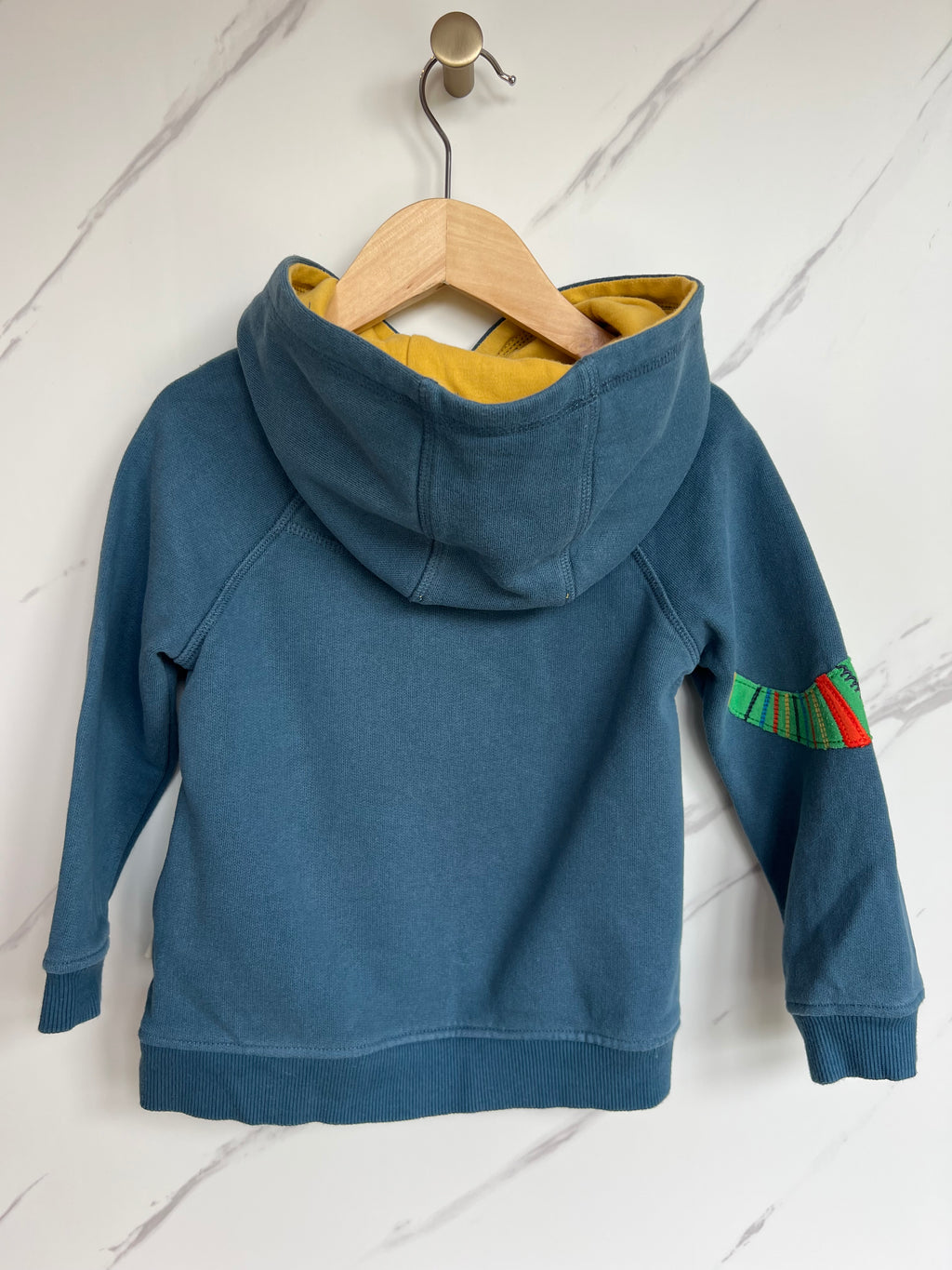 Frugi Blue Snake Hooded Jumper Age 2-3 Years