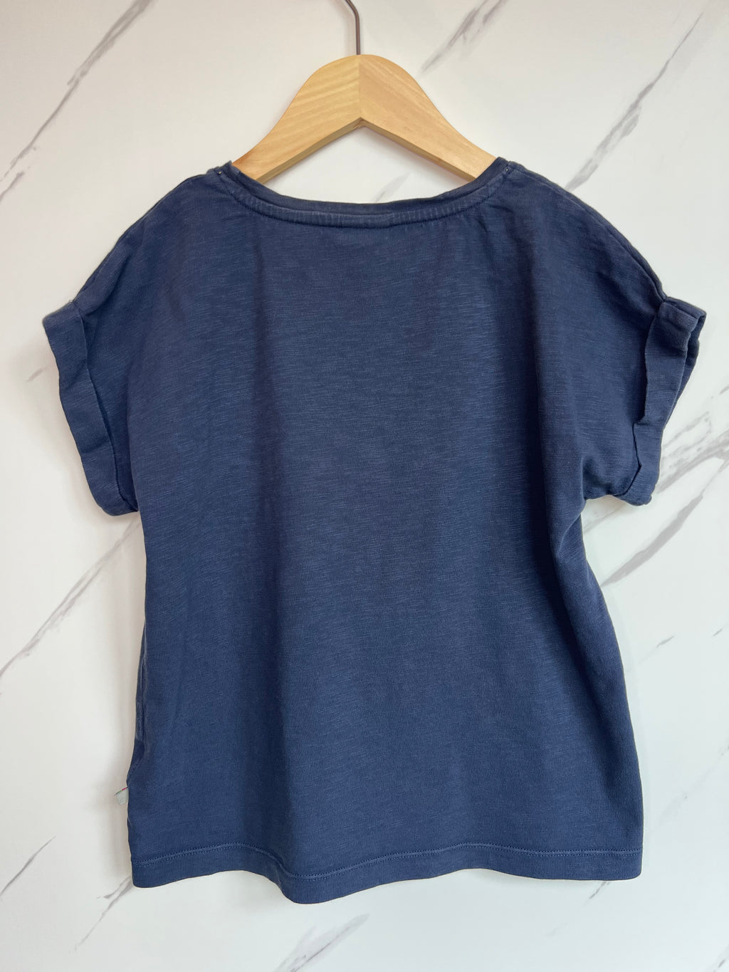 Frugi Navy Rainbow T-Shirt Age 9-10 Years
