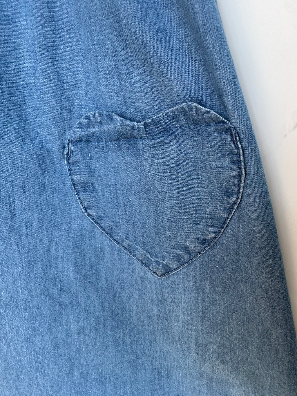 Boden Lightweight Denim Flared Dress Age 7-8 Years