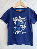 Joules Blue Shark Attack T-Shirt Age 9-10 Years