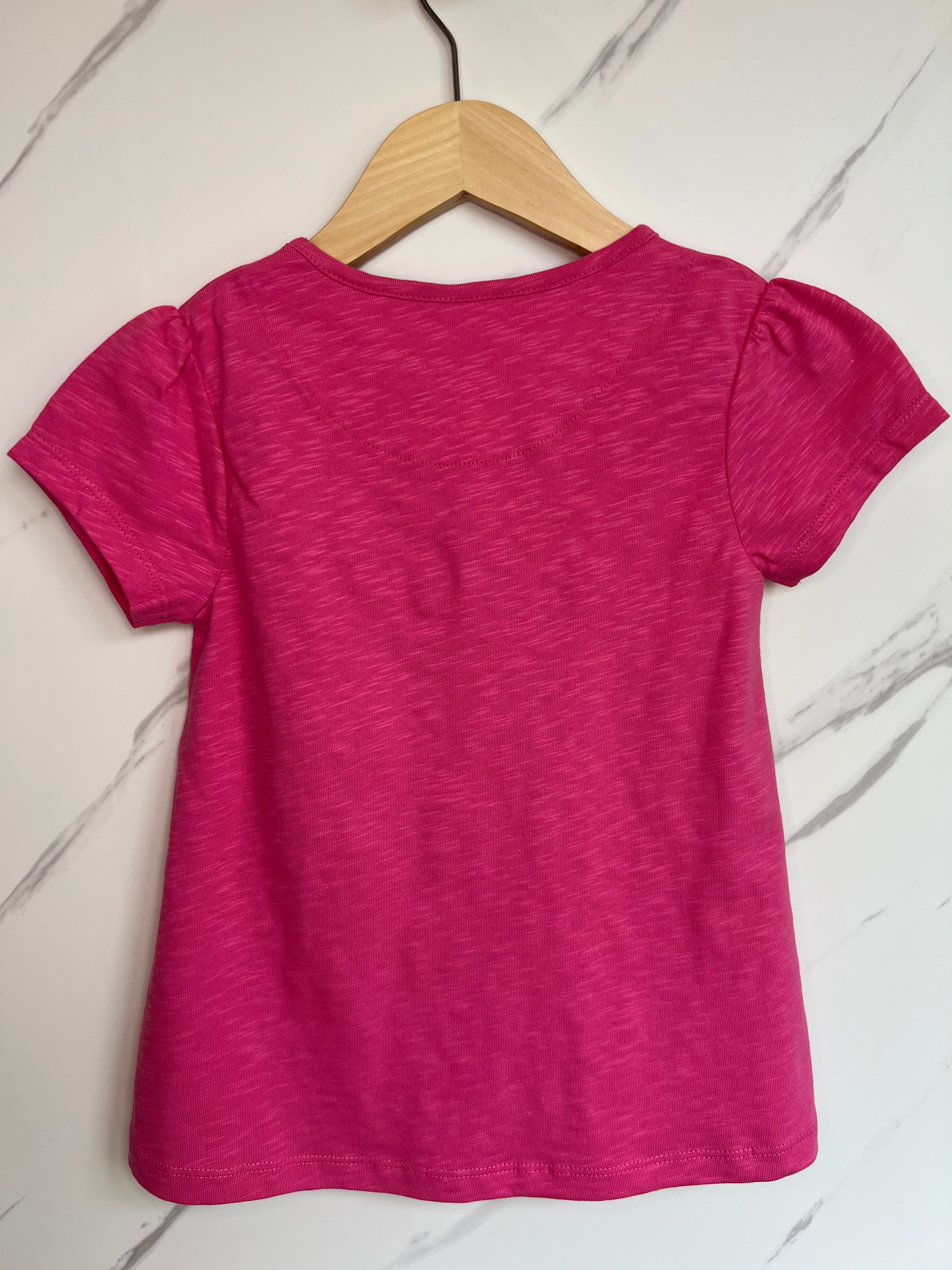 Kite Pink Lace Trim T-Shirt Age 5 Years