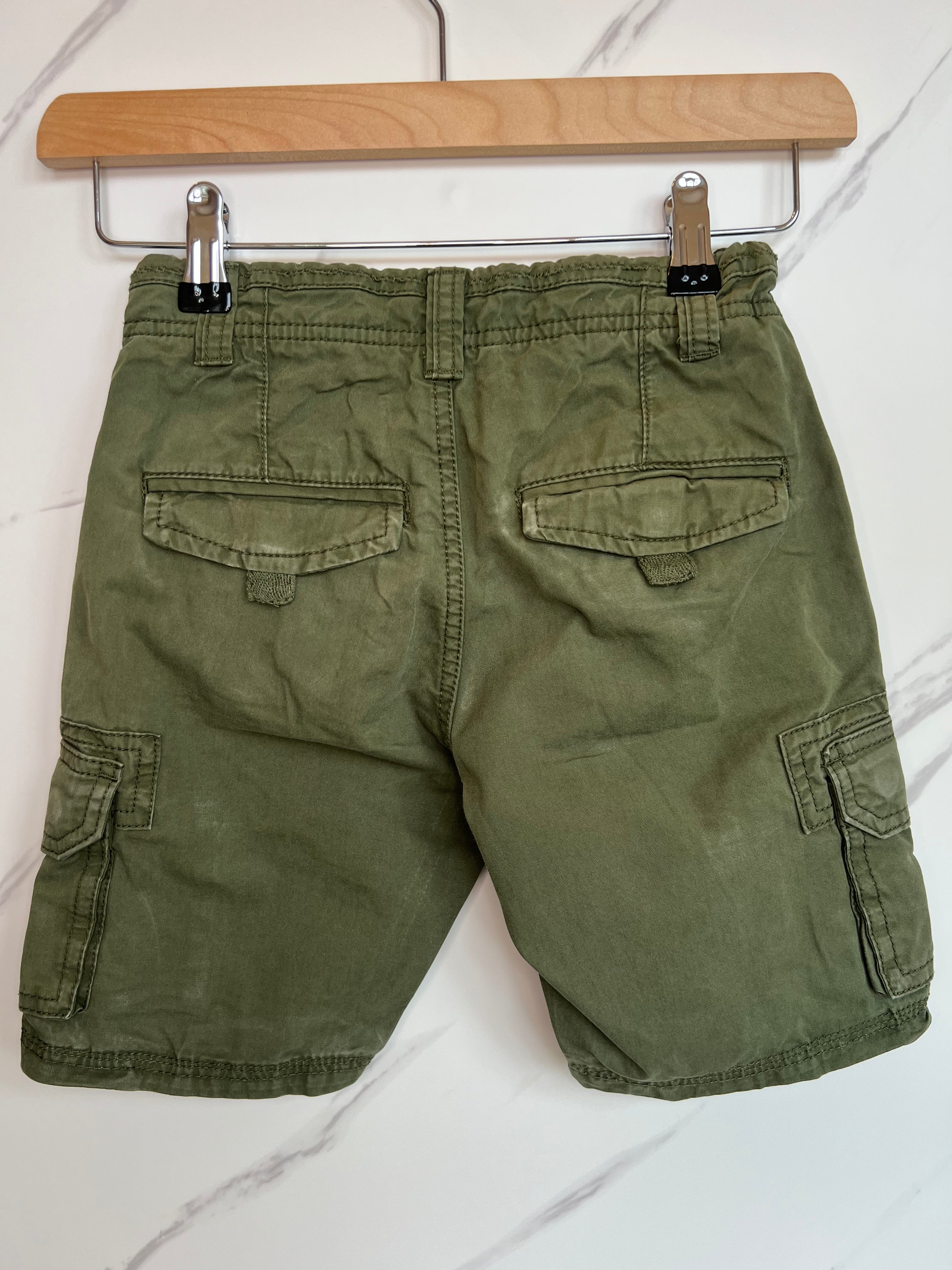 Fatface Khaki Cargo Shorts Age 6-7 Years