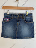 Fatface Embroidered Denim Skirt Age 8-9 Years