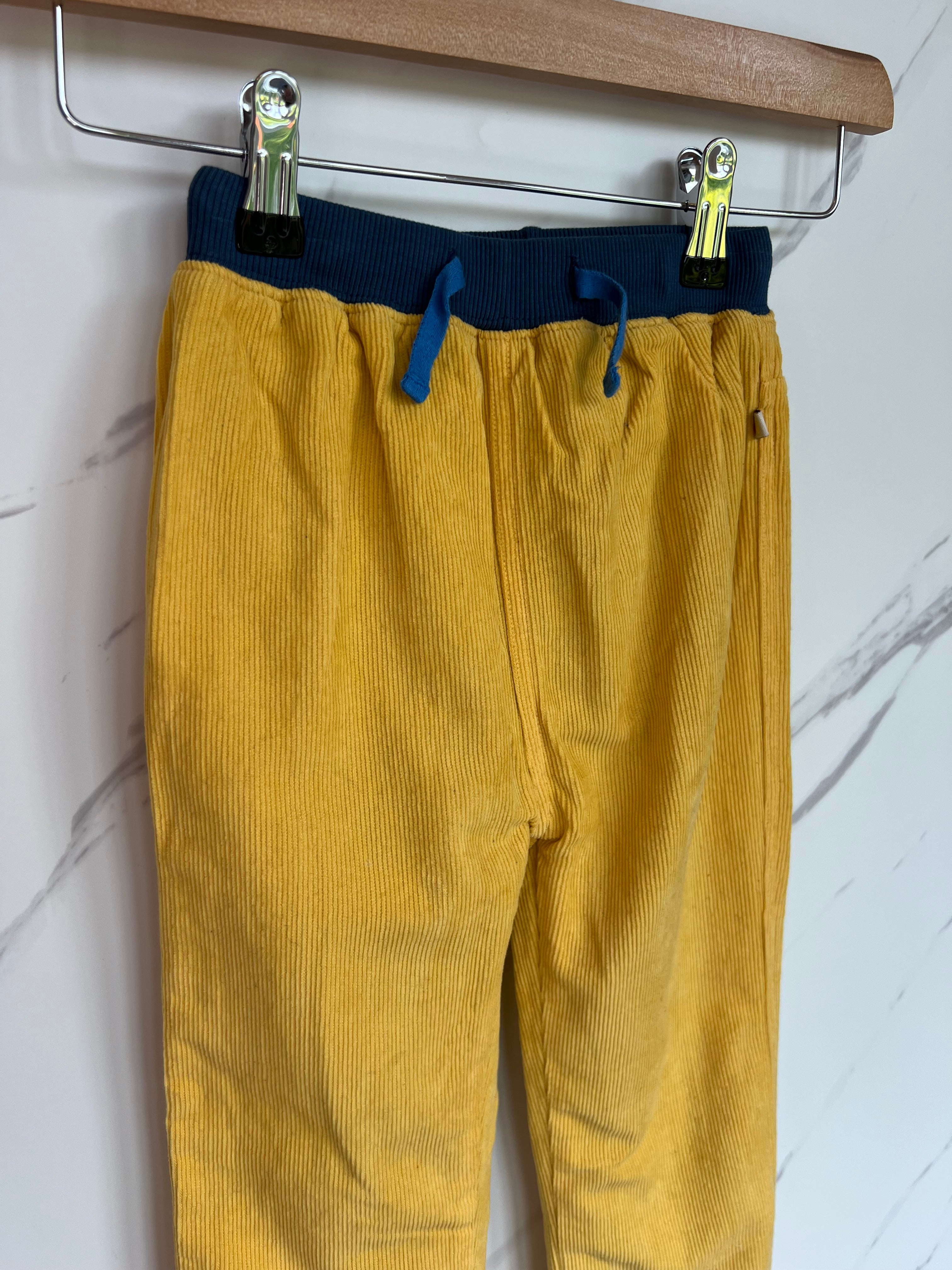 Frugi Yellow Cord Trousers Age 3-4 Years
