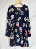Joules Navy Roses Dress Age 7-8 Years