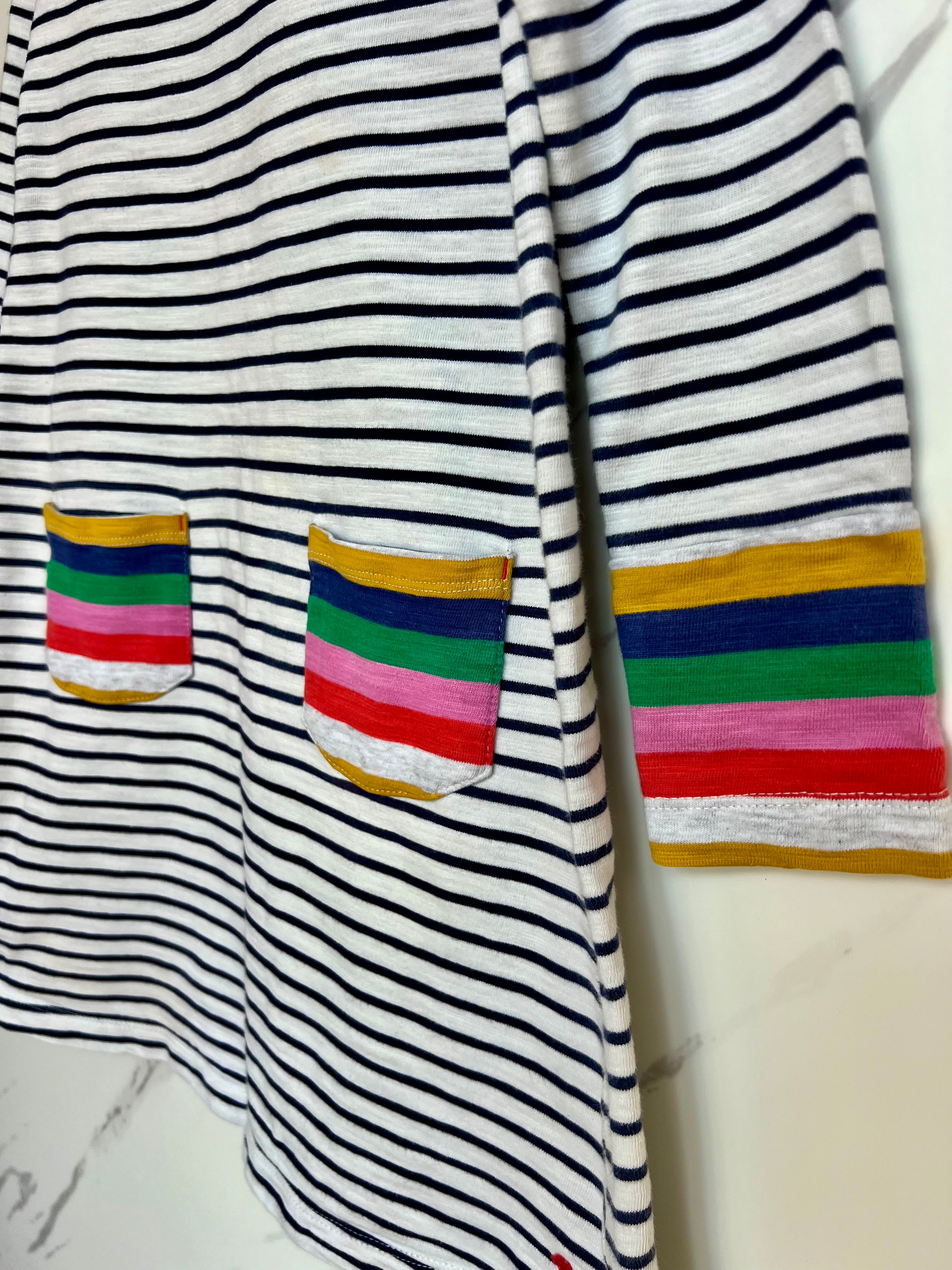 Boden Striped Tunic Dress Age 6-7 Years