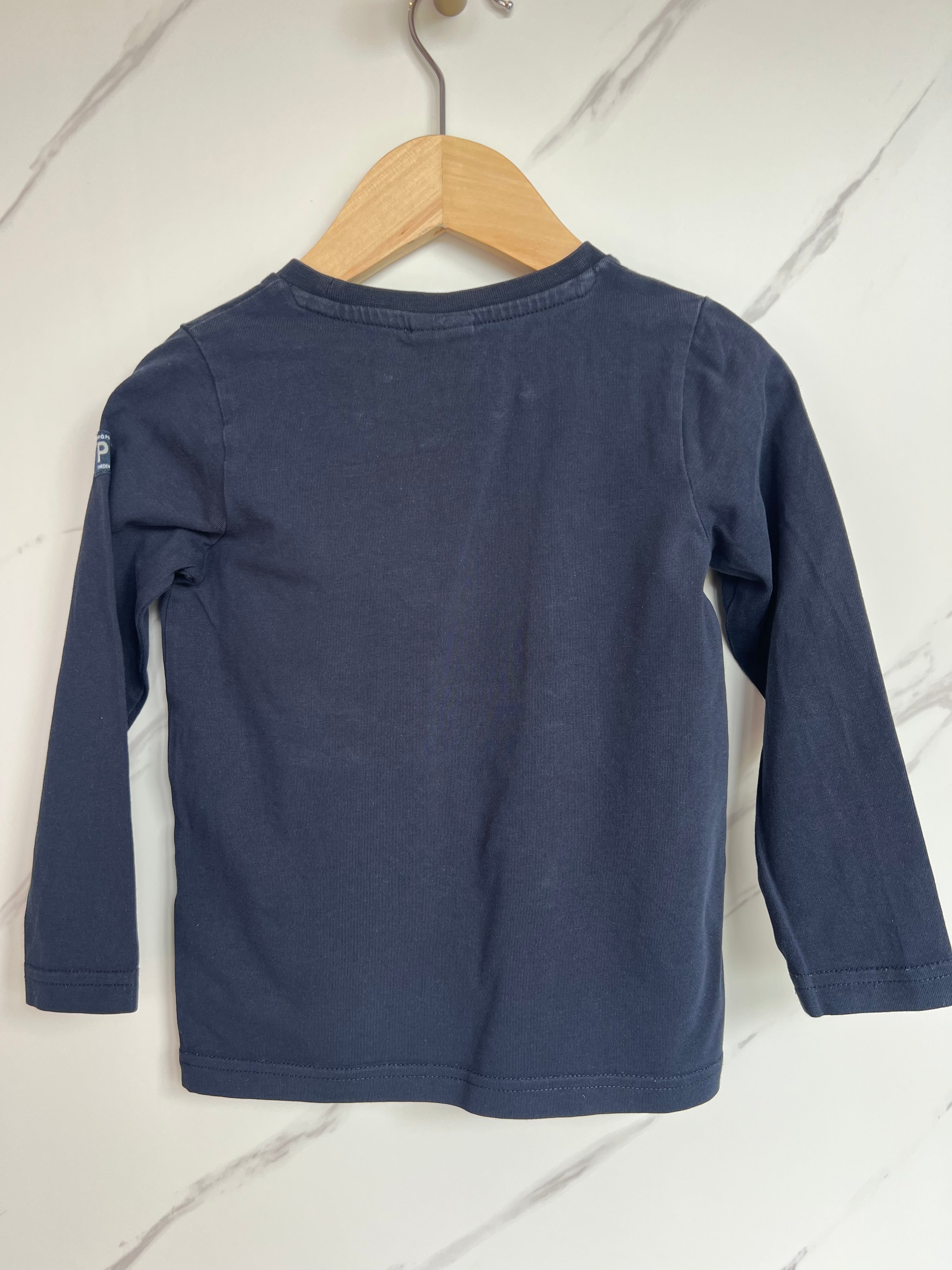 *Polarn O. Pyret Navy Digger Top Age 2-3 Years