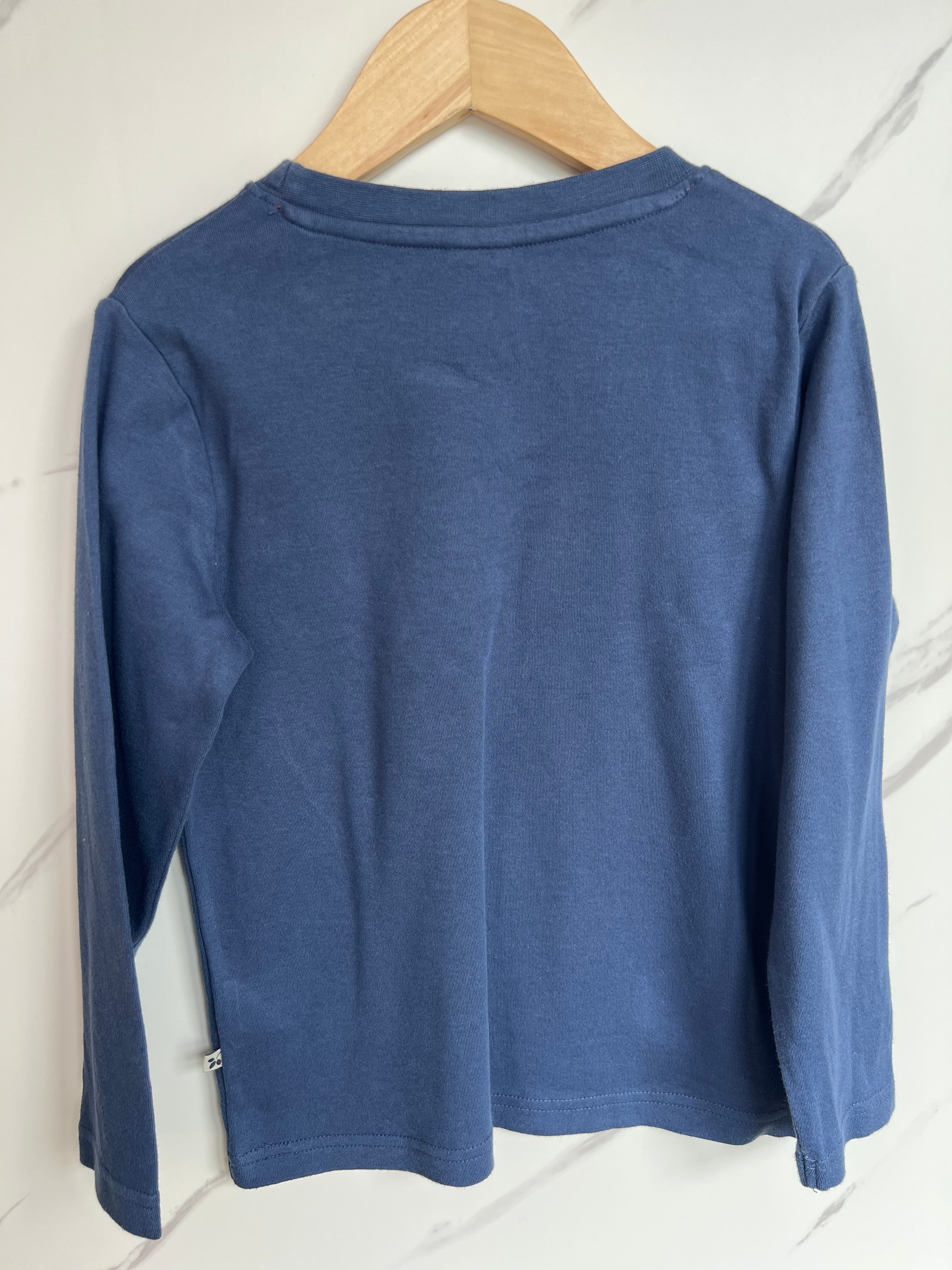 Frugi Navy "MAGIC" Long-Sleeved Top Age 5-6 Years