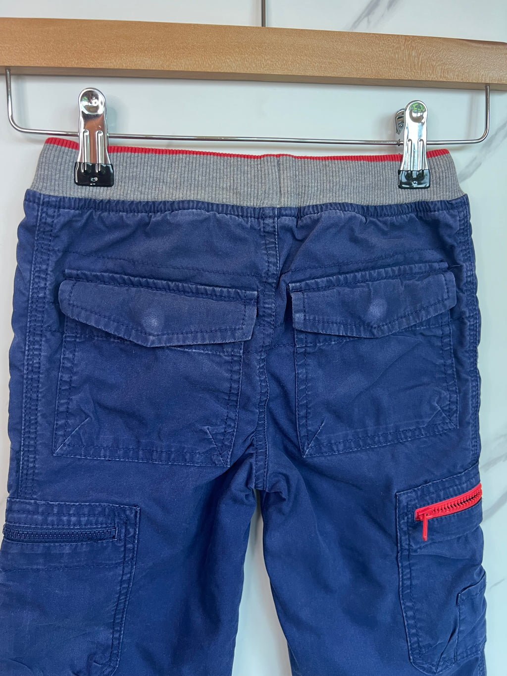 Boden Navy Lined Pocket Trousers Age 5 Years