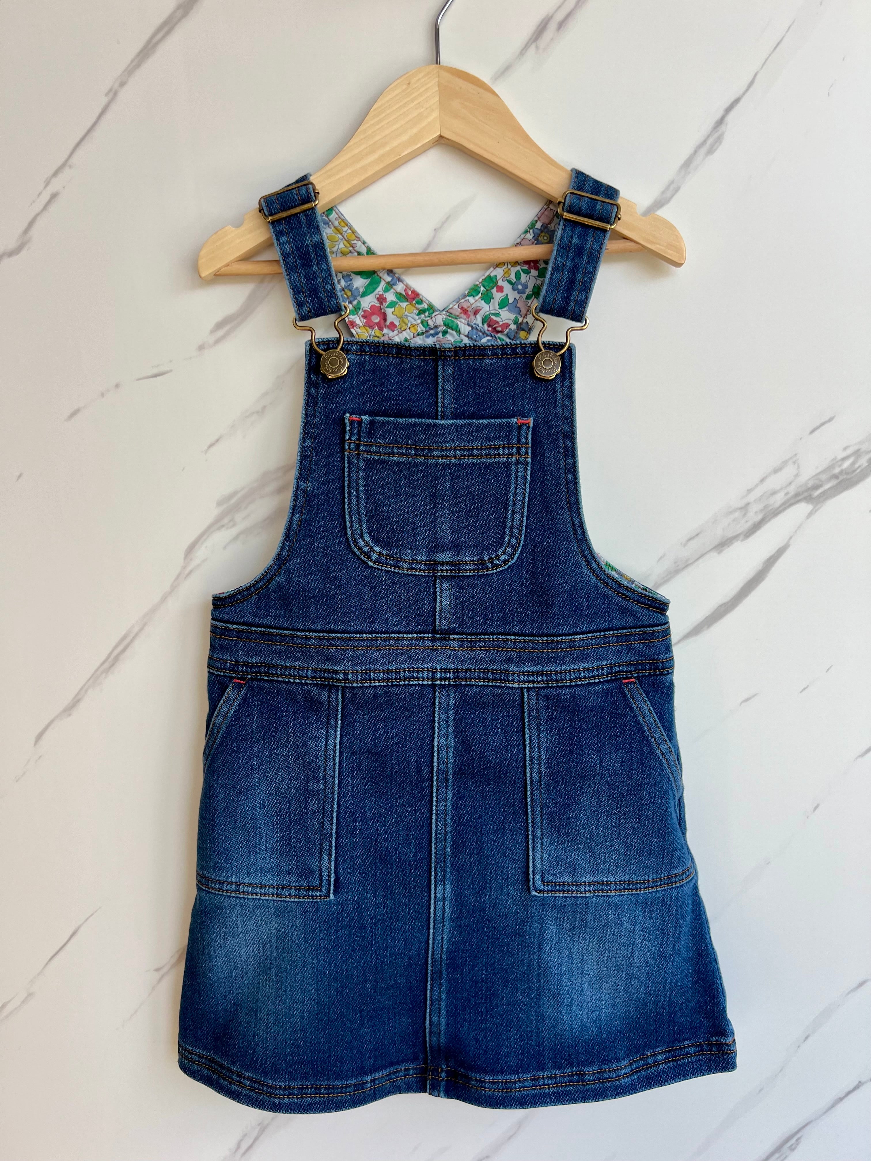 Boden Denim Dungaree Dress Age 5-6 Years