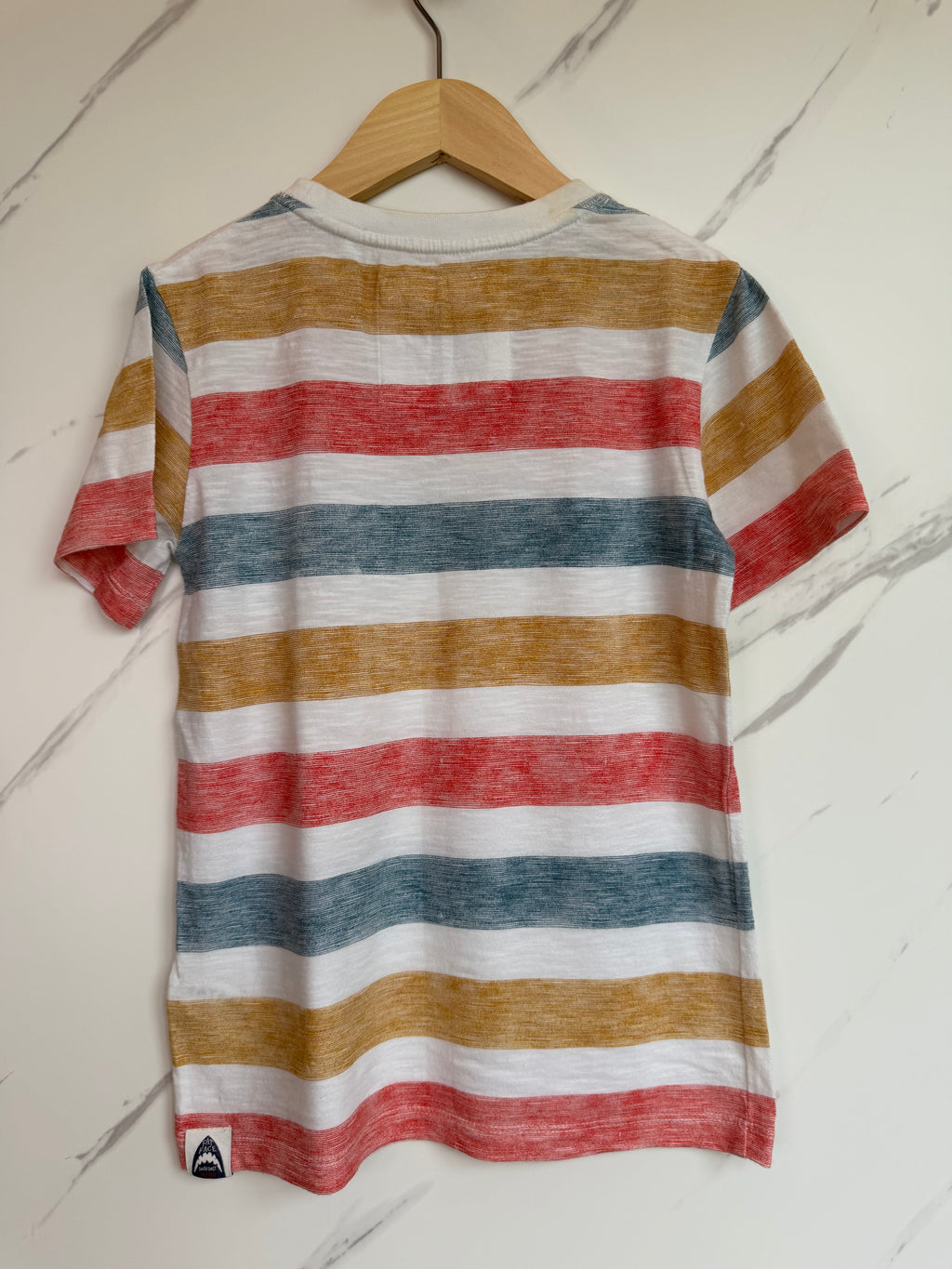 FatFace Multi-Striped T-Shirt Age 6-7 Years
