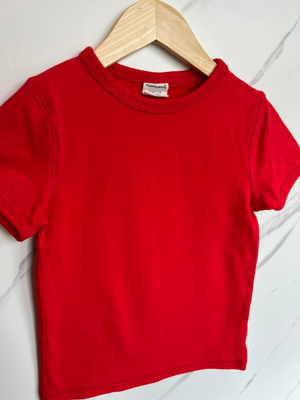 Maxomorro Red T-Shirt Age 5-6 Years