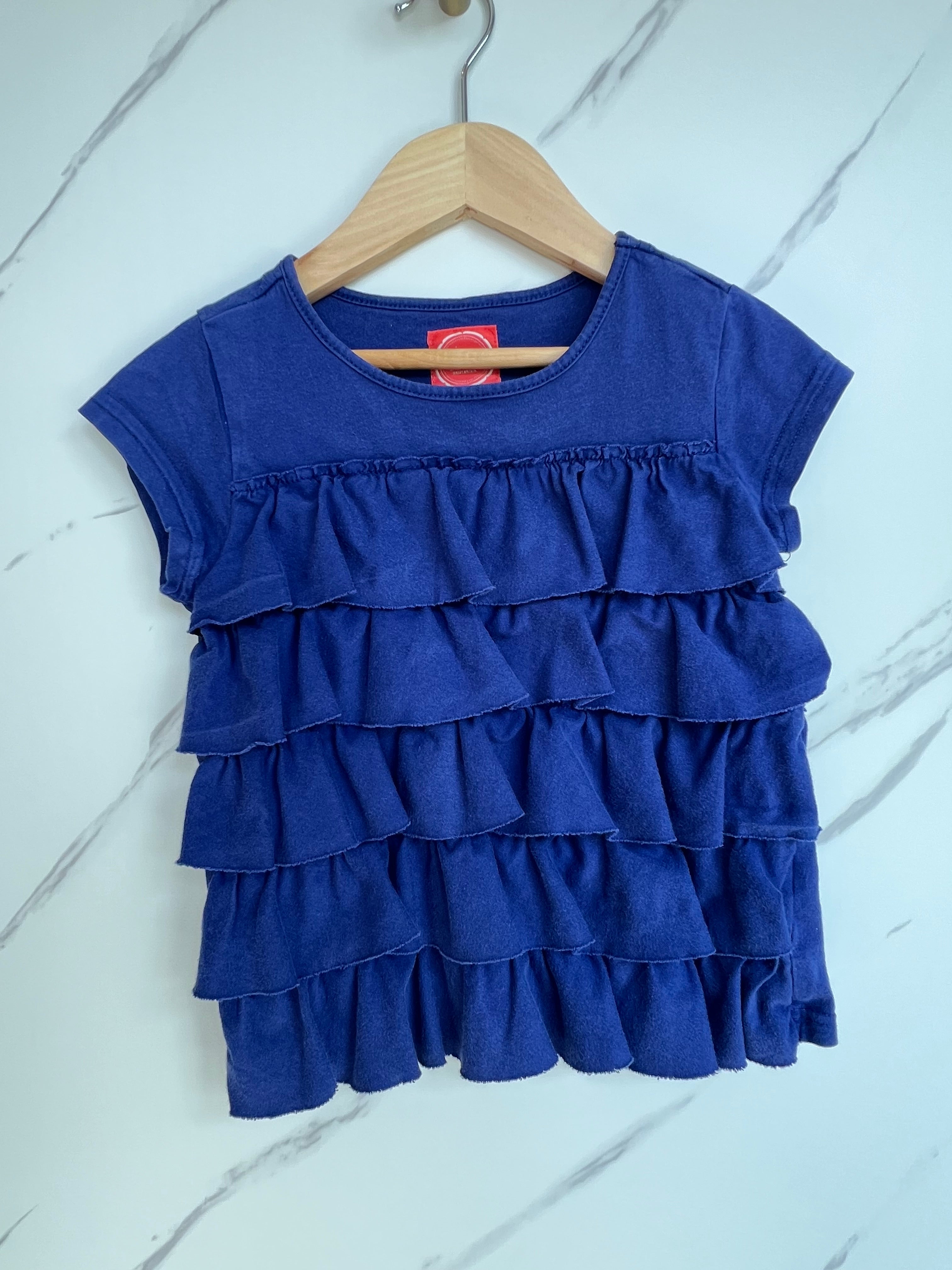 Joules Blue Layered Summer Top Age 5-6 Years