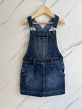 Fatface Denim Dungaree Dress Age 6-7 Years