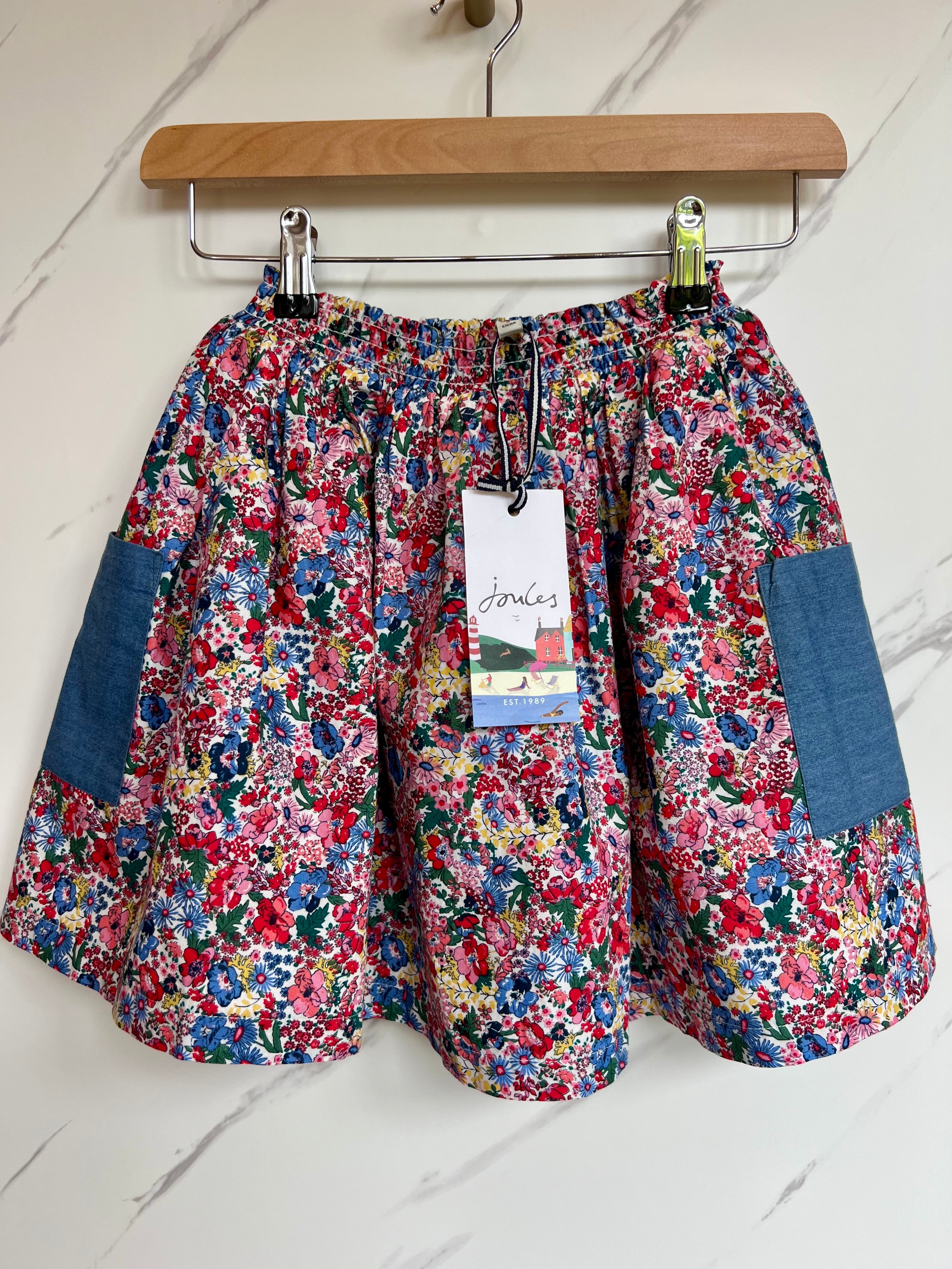 Joules Ditsy Floral Skirt Age 8 Years