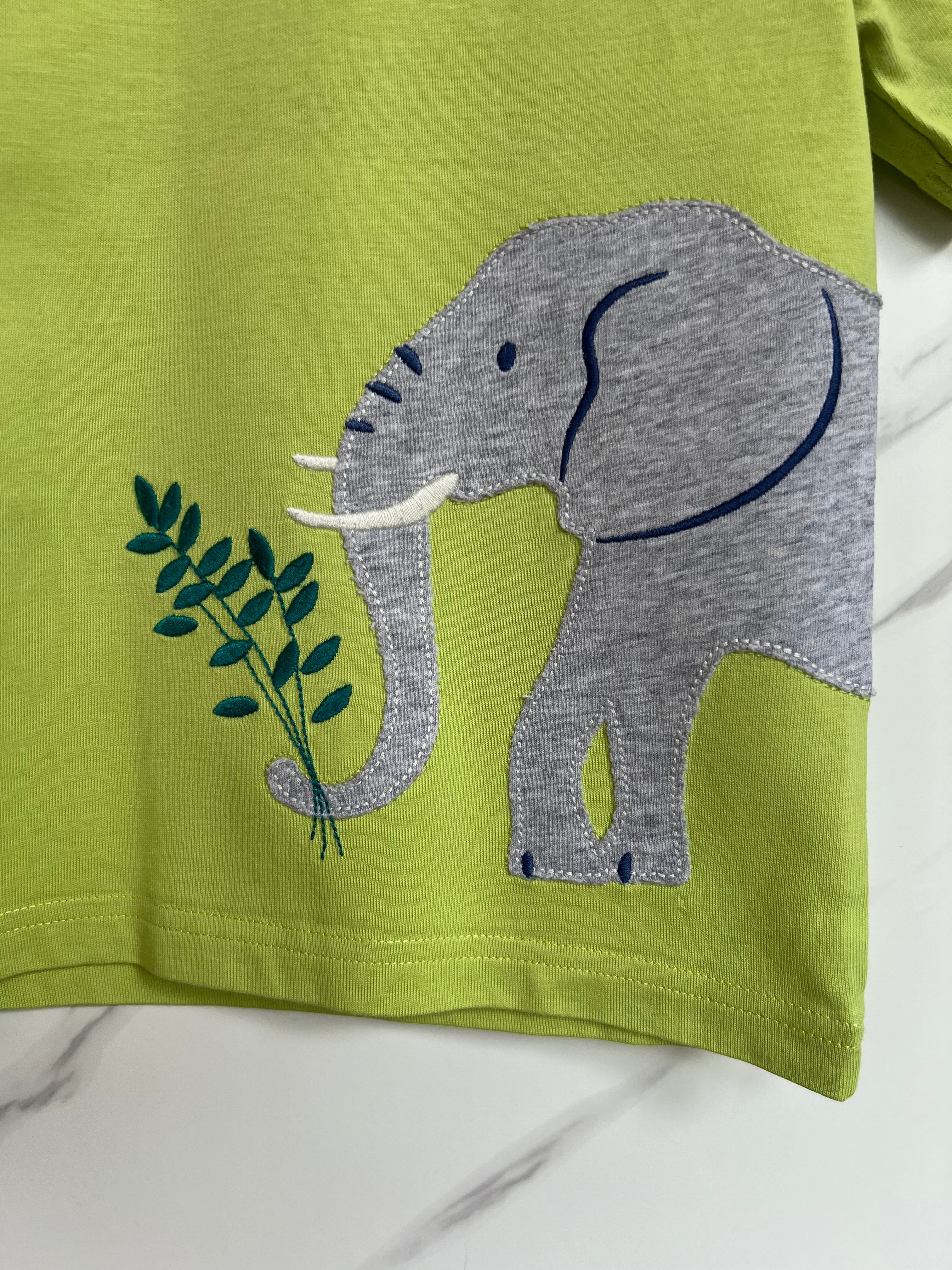 Kite Green Elephant T-Shirt Age 4 Years