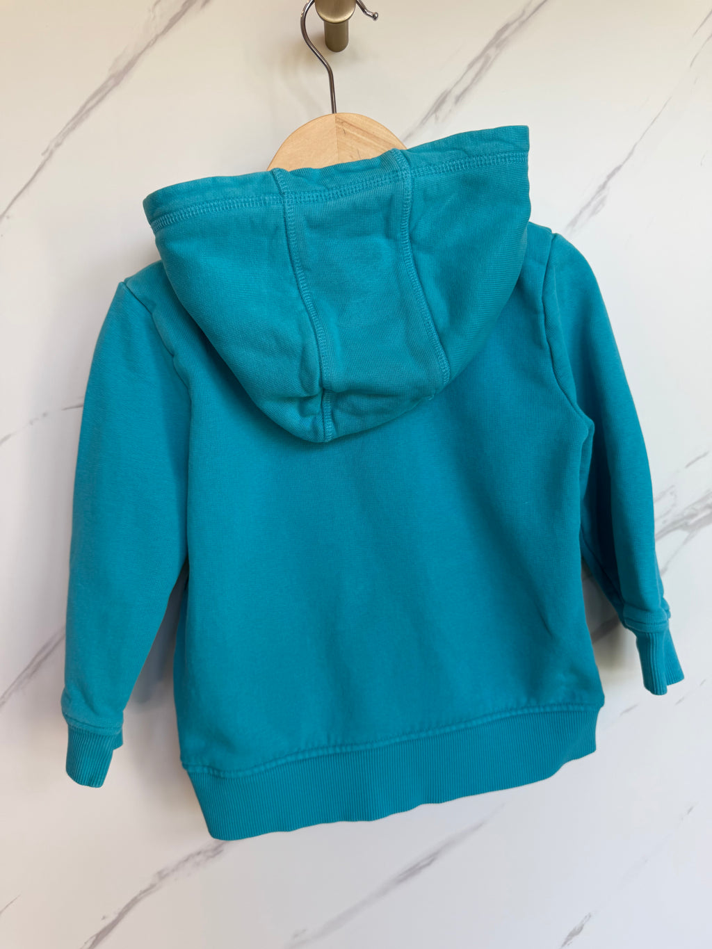 Frugi Turquoise Toucan & Rainbow Hooded Jacket Age 2-3 Years