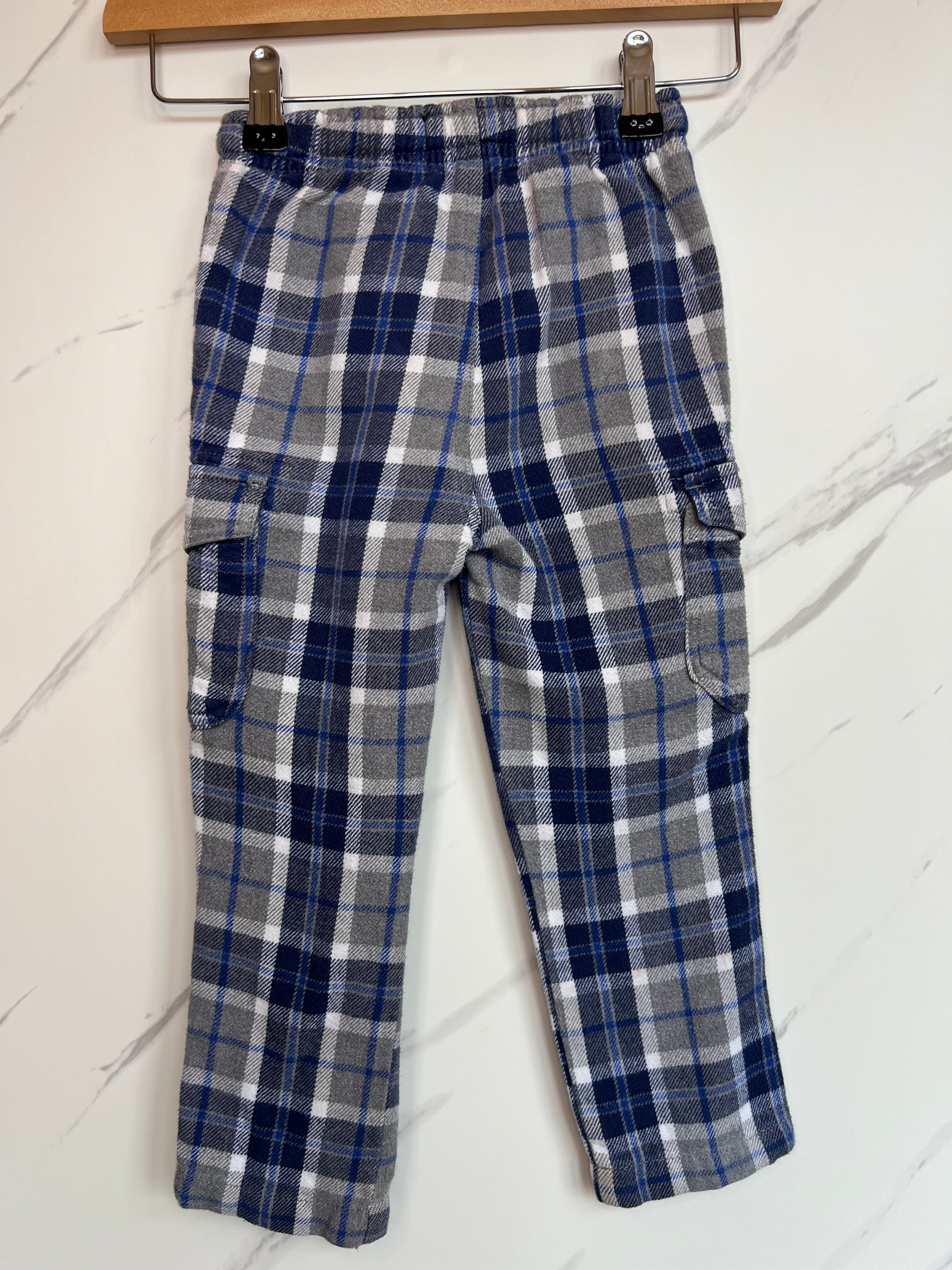 Boden Checked Cargo Trousers Age 3 Years