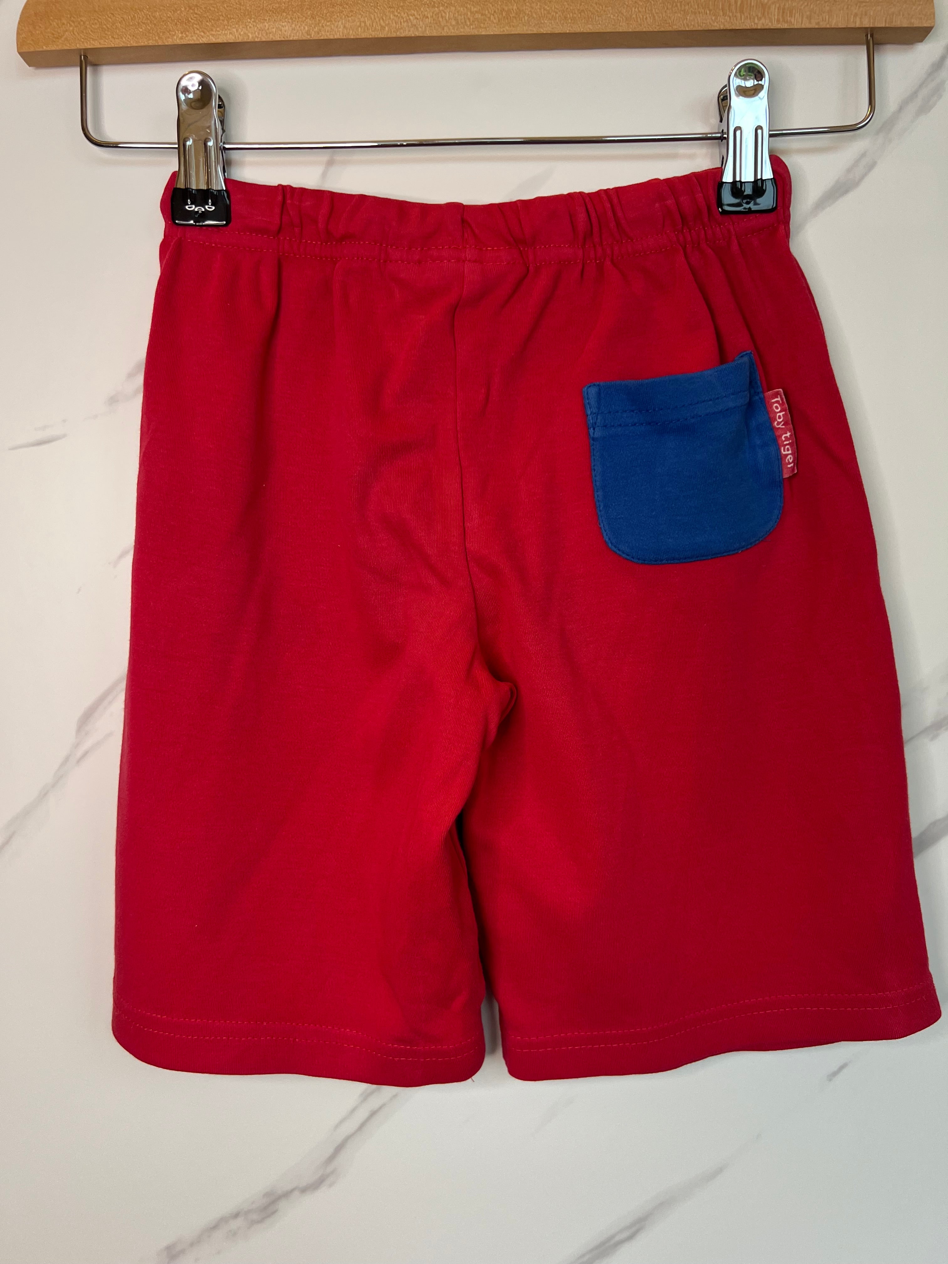 Toby Tiger Red Shorts Age 4-5 Years