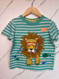 Joules Blue Snorkling Lion T-Shirt Age 5 Years