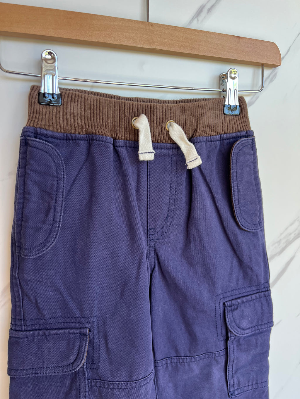 Boden Navy Cargo Trousers Age 4-5 Years