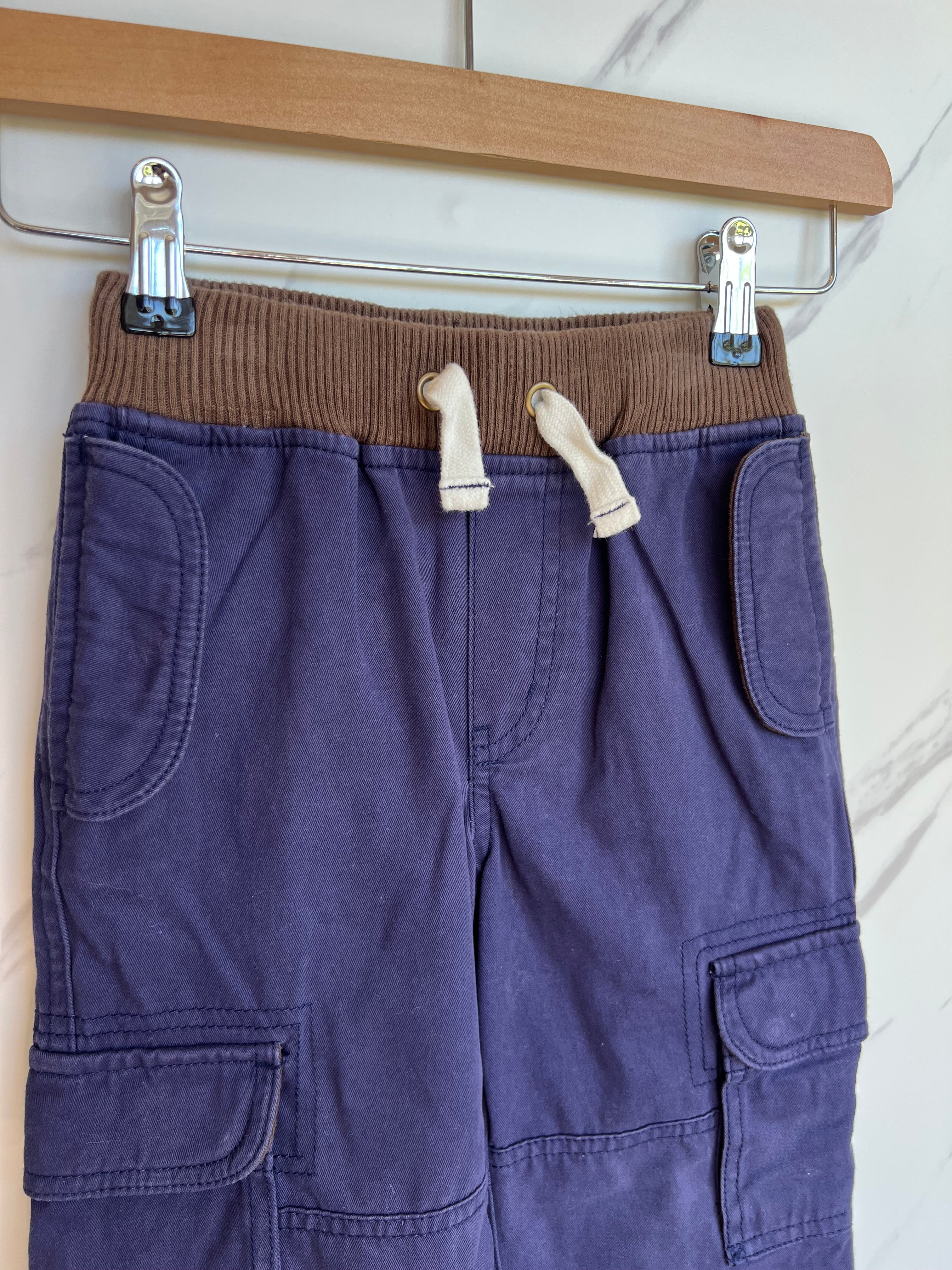 Boden Navy Cargo Trousers Age 4-5 Years