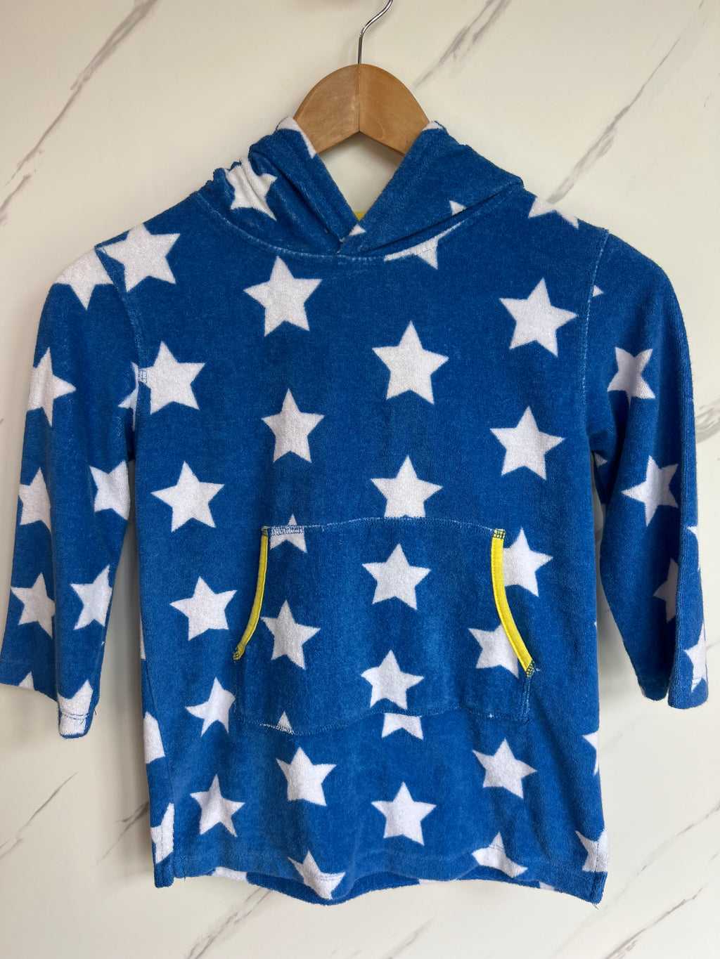 Mini Club Blue Star Beach Hoodie Age 3-4 Years