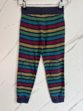 Frugi Rainbow Striped Cuffed Leggings Age 5-6 Years