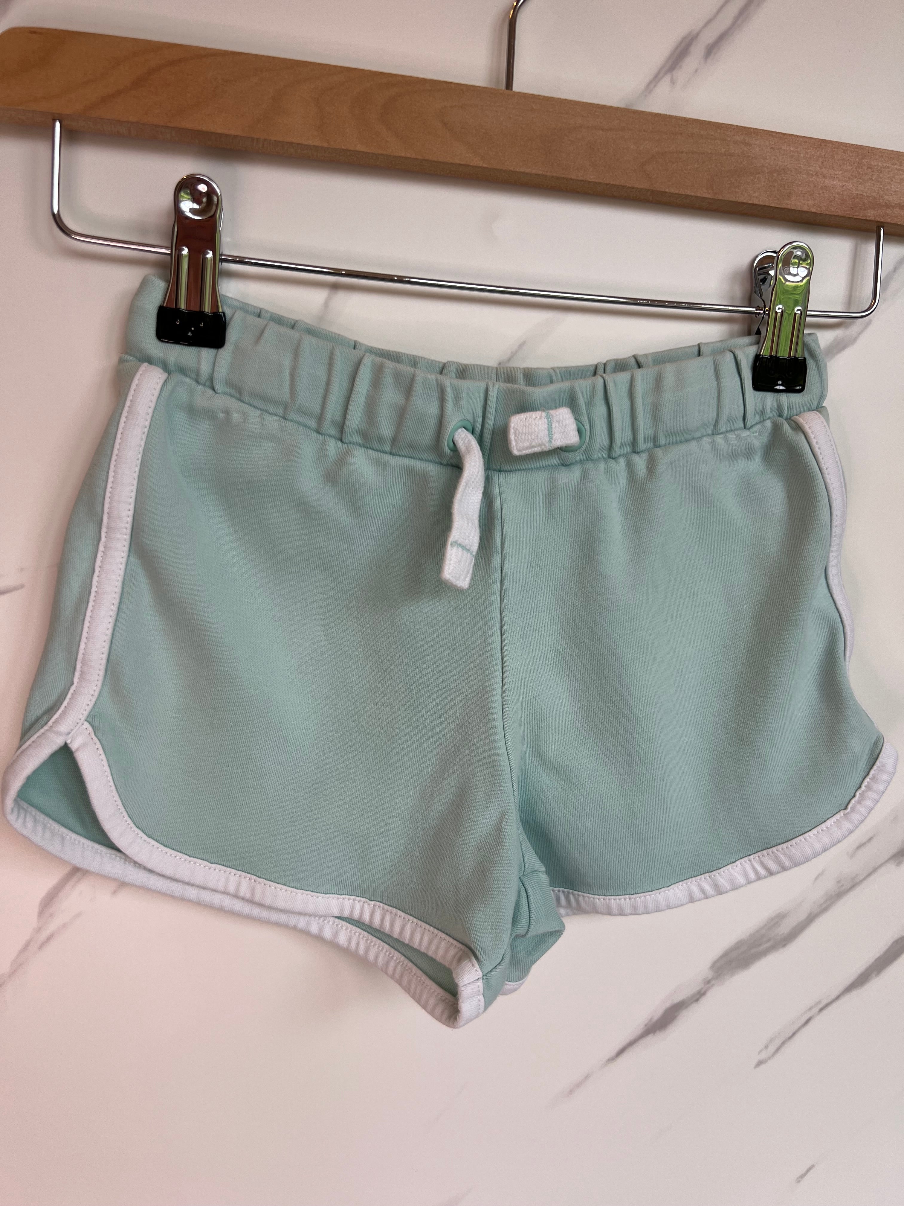 M&S Light Green Running Shorts Age 5-6 Years