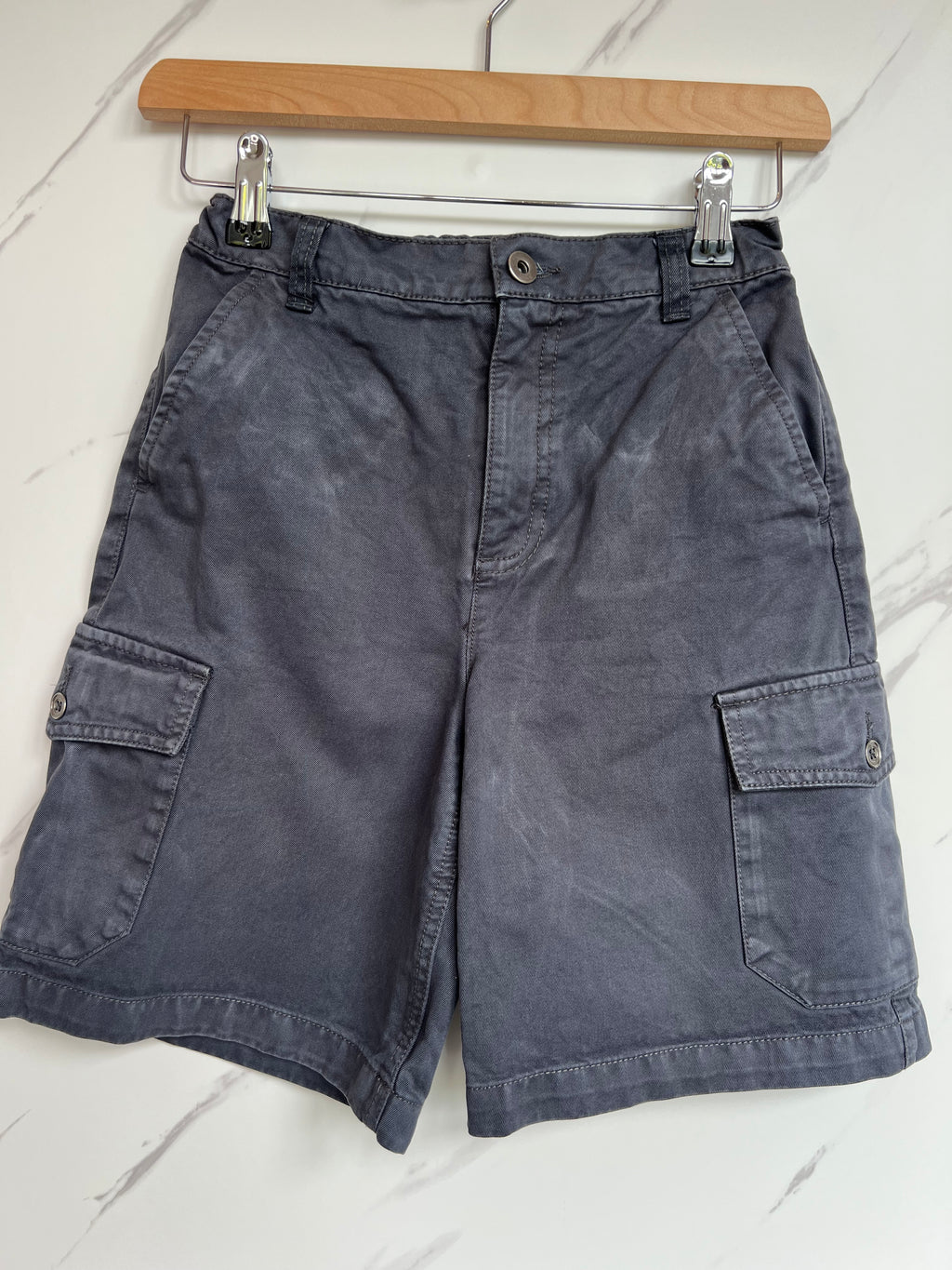 John Lewis Navy Cargo Shorts Age 11 Years